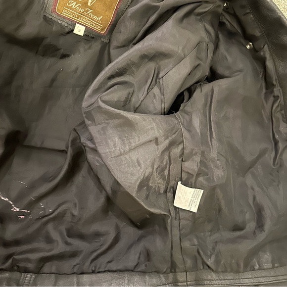 Vintage Punk Leather Moto (men’s med) genuinely hand created and worn - Picture 7 of 16